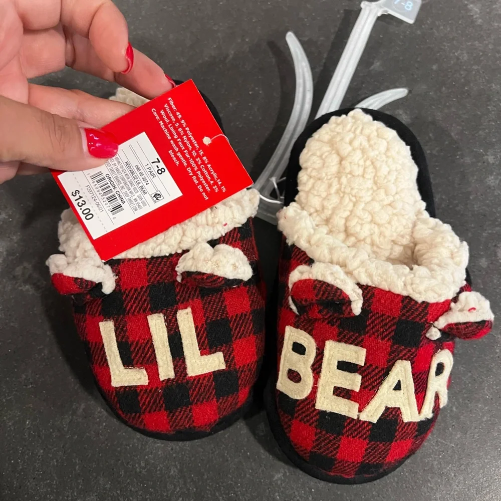 Lil Bear Slippers - Picture 2 of 3